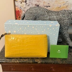 Kate Spade Rare Croc-Embossed Wristlet